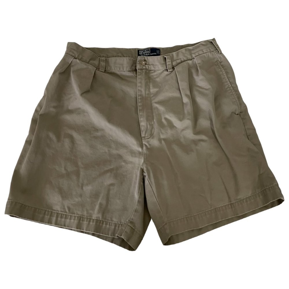 Polo by Ralph Lauren Khaki Chino Shorts, Waist 36" (P051923-7)